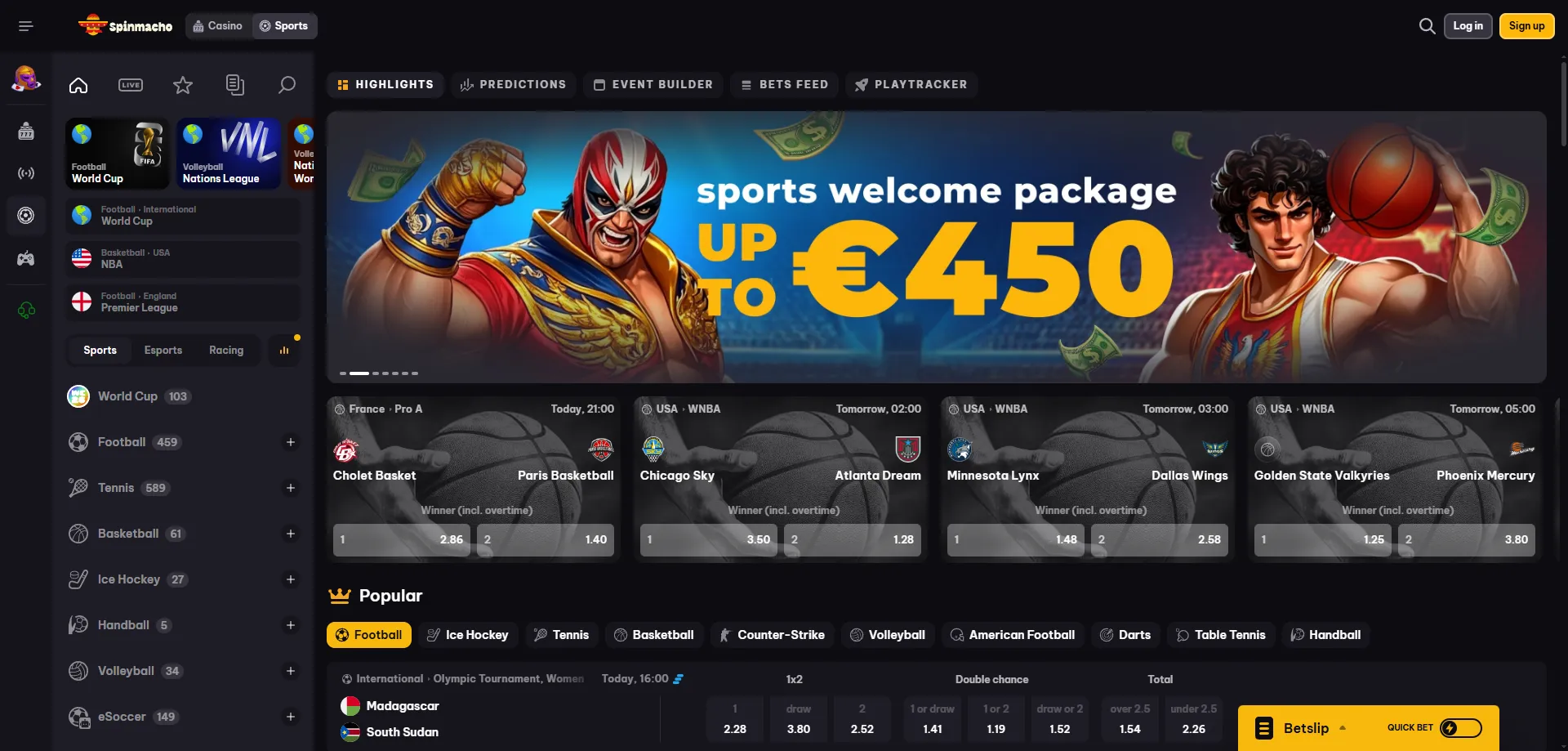 SpinMacho Casino scommesse sportive &ndash; quote e mercati live Italia